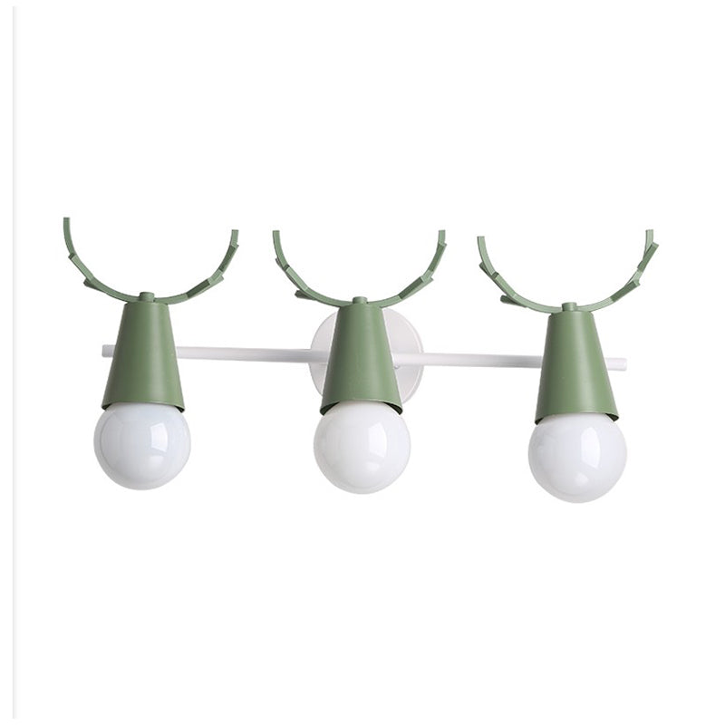 Multi-Light Geometric Wall Lamps Modern Style Metal Wall Mounted Lights