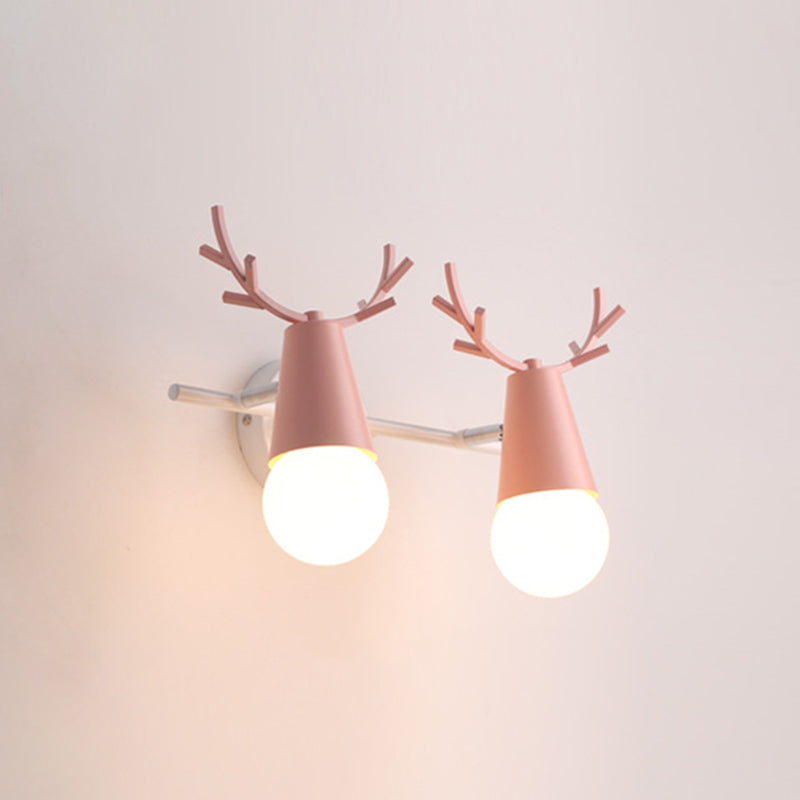 Multi-Light Geometric Wall Lamps Modern Style Metal Wall Mounted Lights