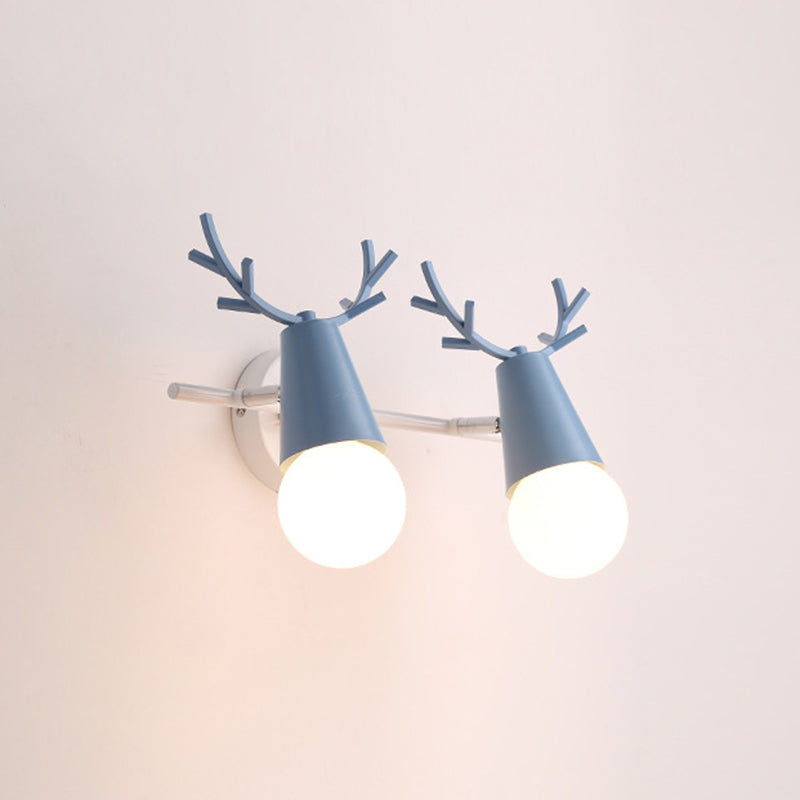 Multi-Light Geometric Wall Lamps Modern Style Metal Wall Mounted Lights