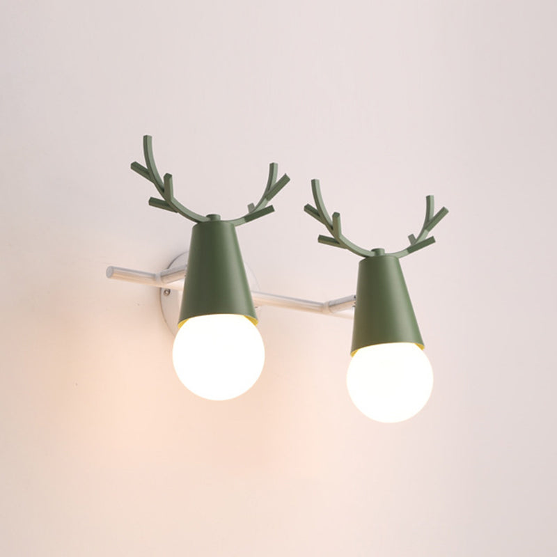 Multi-Light Geometric Wall Lamps Modern Style Metal Wall Mounted Lights