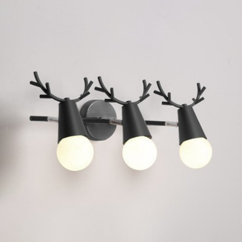 Multi-Light Geometric Wall Lamps Modern Style Metal Wall Mounted Lights
