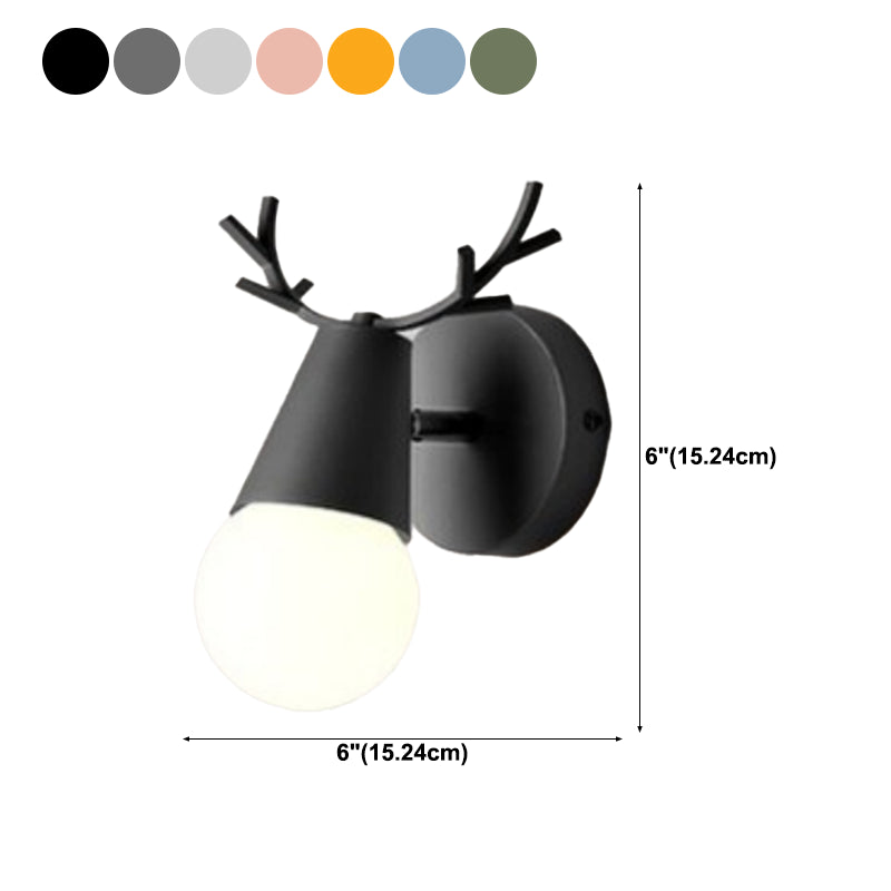 Multi-Light Geometric Wall Lamps Modern Style Metal Wall Mounted Lights