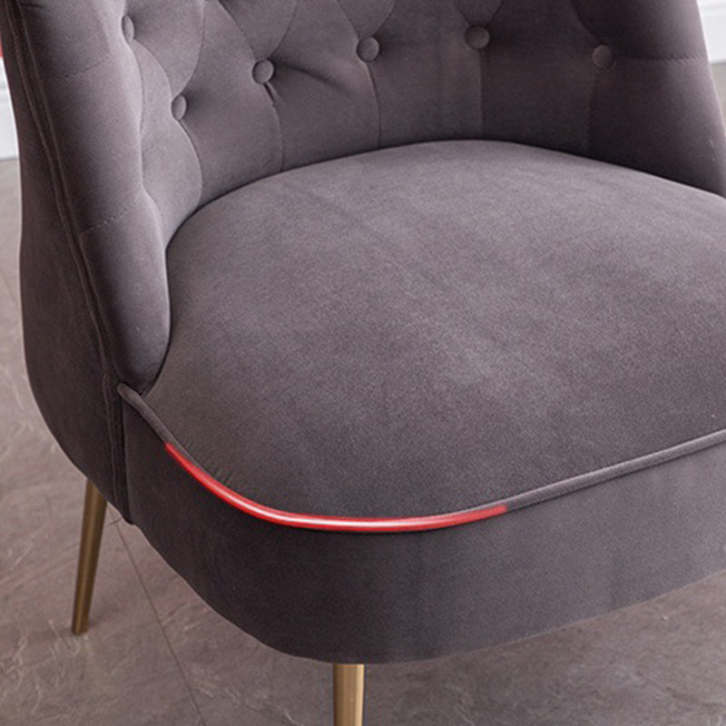 22.83" L x 23.62" W x 27.55" H Modern Armless Sofa Accent Chair for Living Room