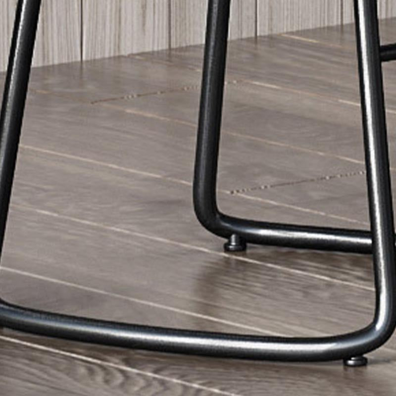 Modern Saddle Seat Bar-stool Solid Wood Counter Bar Stool for Home