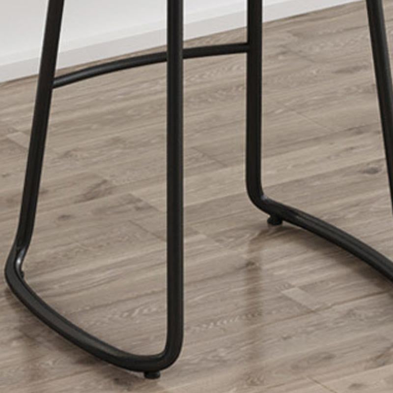 Modern Saddle Seat Bar-stool Solid Wood Counter Bar Stool for Home