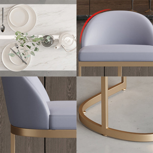 1/5 Pieces Glam Bar Table Set Rectangle Bistro Set with White Faux Marble Top