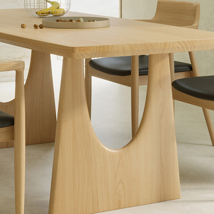 Modern Solid Wood Dining Room Set 1/2/4/5/7 Pieces Pine Dining Room Chair Set