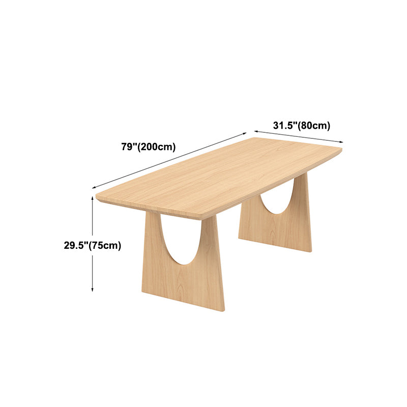Modern Solid Wood Dining Room Set 1/2/4/5/7 Pieces Pine Dining Room Chair Set