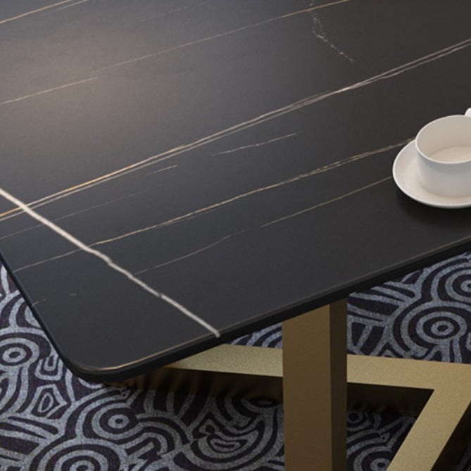 Nordic 1/5 Pieces Dining Set Rectangle Stone Dining Table for Dining Room