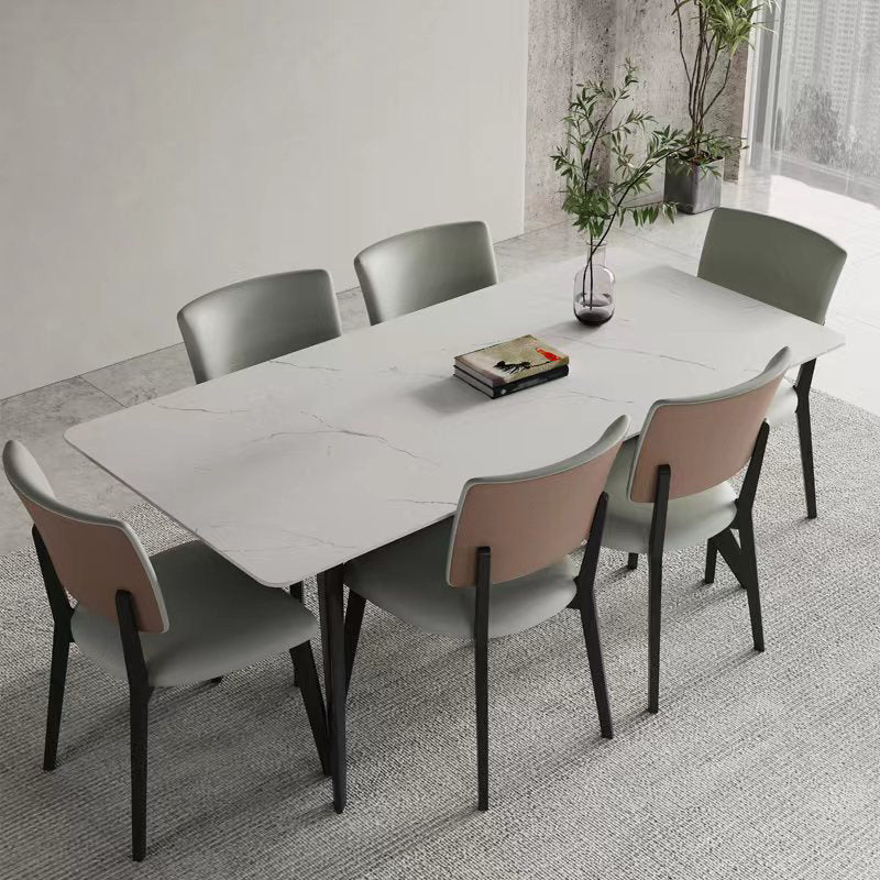 Modern Home Dinette Set 1/4/5/7 Pieces Rectangular Dining Table Furniture