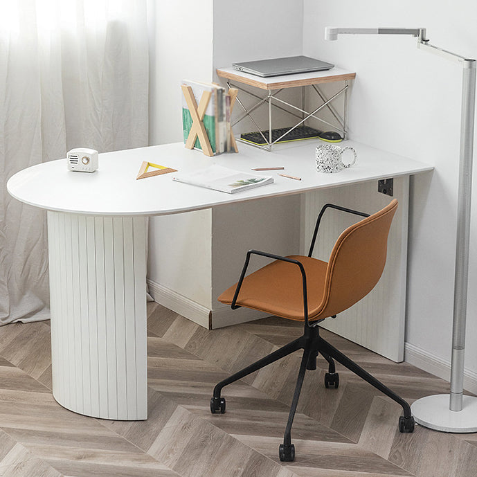 Wood Top Dining Table Traditional Luxury Dining Table with White Sled Base