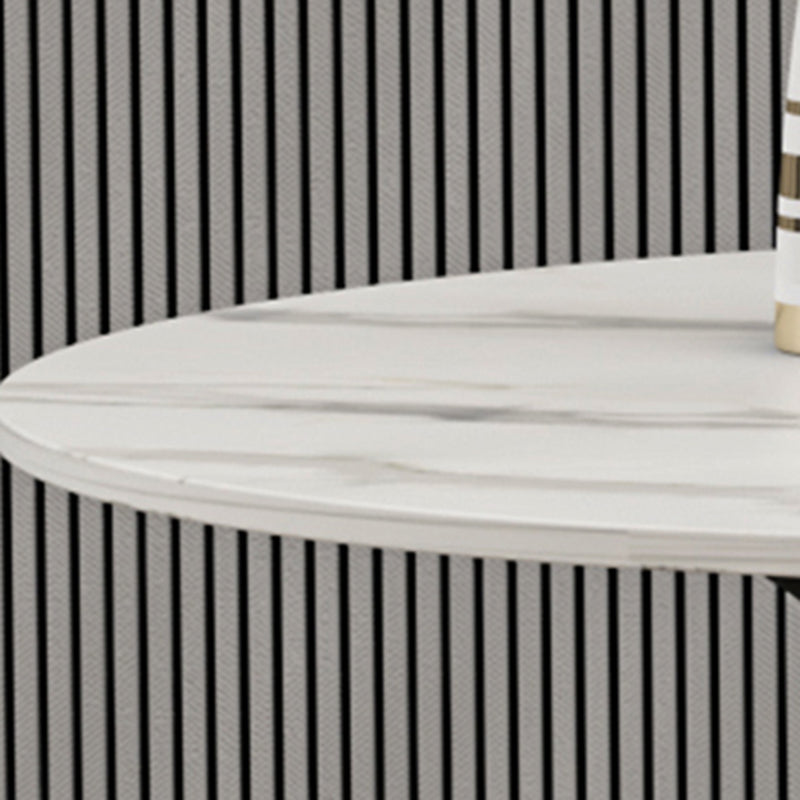 Modern Style Dining Table Round Sintered Stone Table for Dining Room