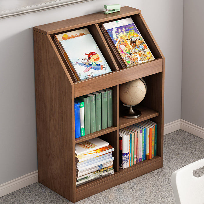 Closed Back Shelf Bookcase Scandinavian Bookshelf for Office