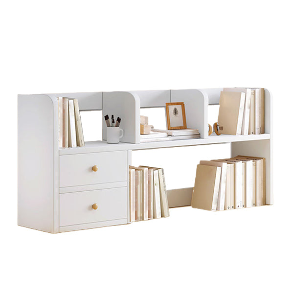 Modern Style Bookshelf Open Back Engineer Wood Bookcase for Home Office
