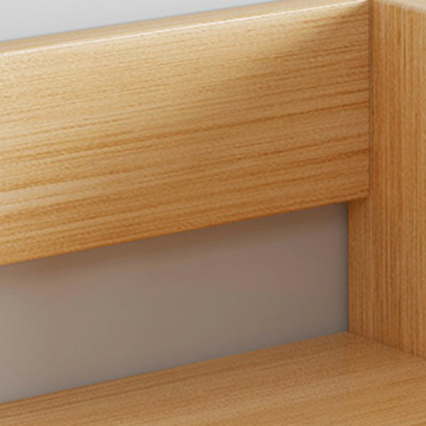 Modern Style Bookshelf Open Back Engineer Wood Bookcase for Home Office