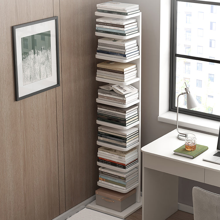 13.78"W Bookshelf Contemporary Style Bookcase for Home and Office