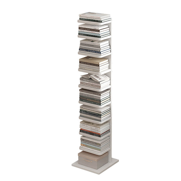 13.78"W Bookshelf Contemporary Style Bookcase for Home and Office
