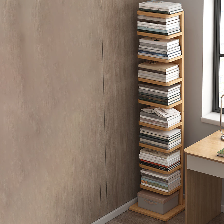 13.78"W Bookshelf Contemporary Style Bookcase for Home and Office