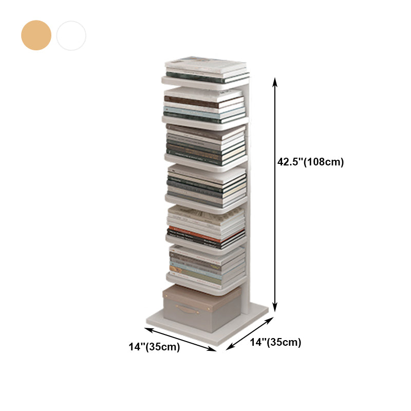 13.78"W Bookshelf Contemporary Style Bookcase for Home and Office