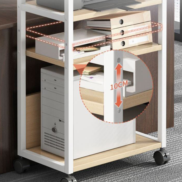 Engineered Wood Bookshelf Etagere Shelf Bookcase for Home Office