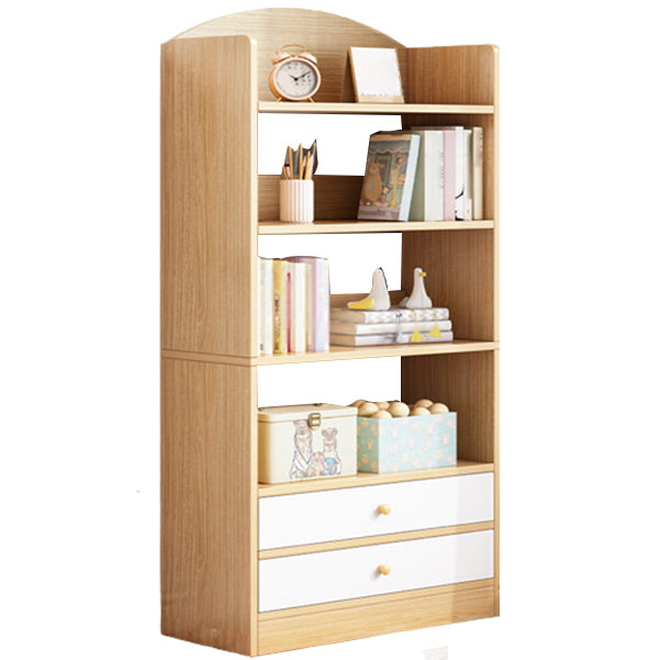 Modern Style Bookshelf Engineer Wood Bookcase for Home Study Room