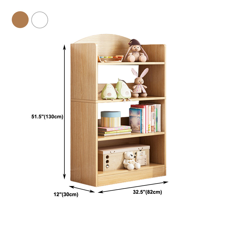 Modern Style Bookshelf Engineer Wood Bookcase for Home Study Room