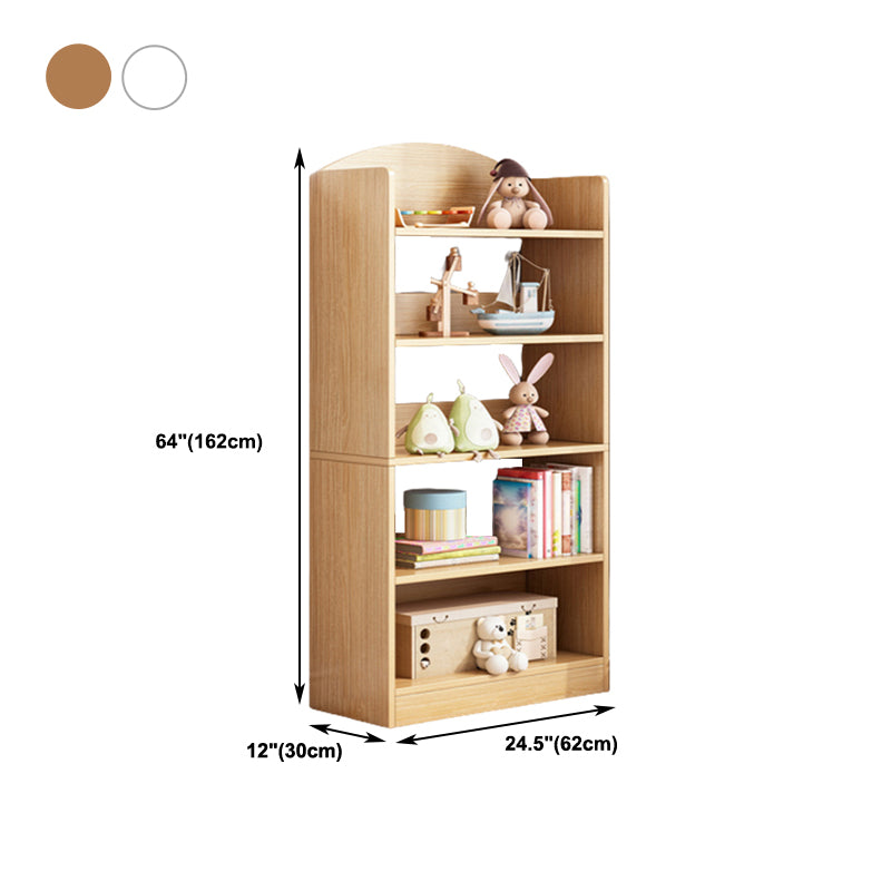 Modern Style Bookshelf Engineer Wood Bookcase for Home Study Room