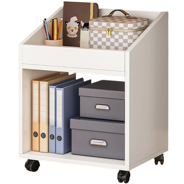 Contemporary Style Bookshelf Engineered Wood Bookcase for Office and Study Room