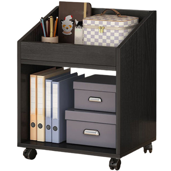 Contemporary Style Bookshelf Engineered Wood Bookcase for Office and Study Room