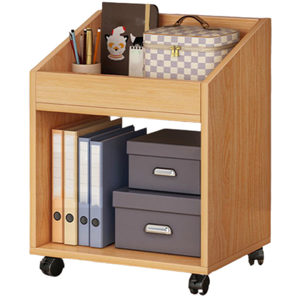 Contemporary Style Bookshelf Engineered Wood Bookcase for Office and Study Room