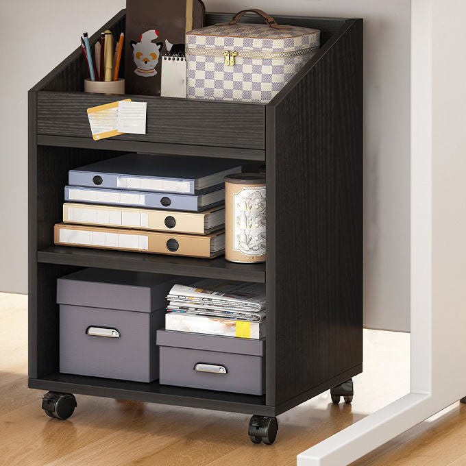 Contemporary Style Bookshelf Engineered Wood Bookcase for Office and Study Room