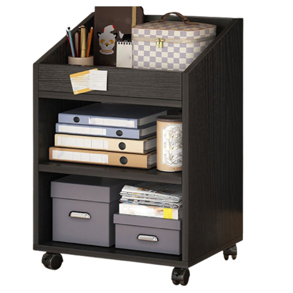 Contemporary Style Bookshelf Engineered Wood Bookcase for Office and Study Room