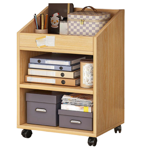 Contemporary Style Bookshelf Engineered Wood Bookcase for Office and Study Room