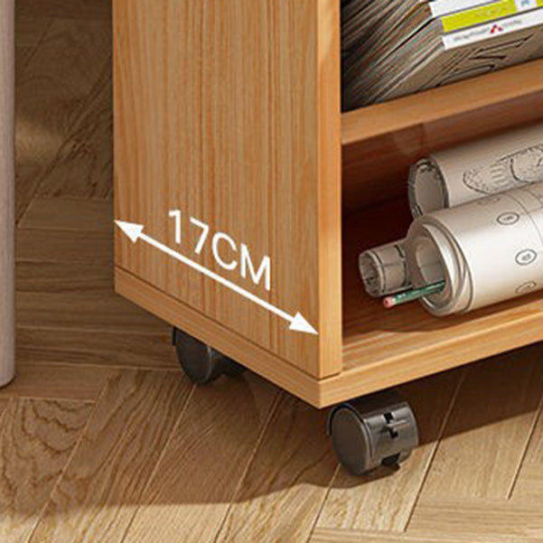 Contemporary Style Bookshelf Engineered Wood Bookcase for Office and Study Room