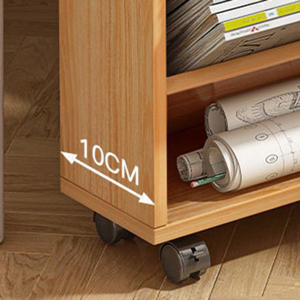 Contemporary Style Bookshelf Engineered Wood Bookcase for Office and Study Room