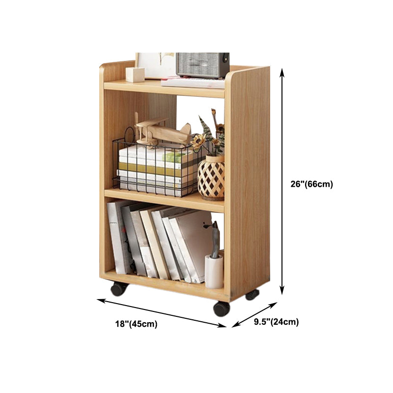 Contemporary Style Bookshelf Engineered Wood Bookcase for Office and Study Room