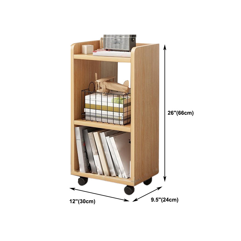 Contemporary Style Bookshelf Engineered Wood Bookcase for Office and Study Room