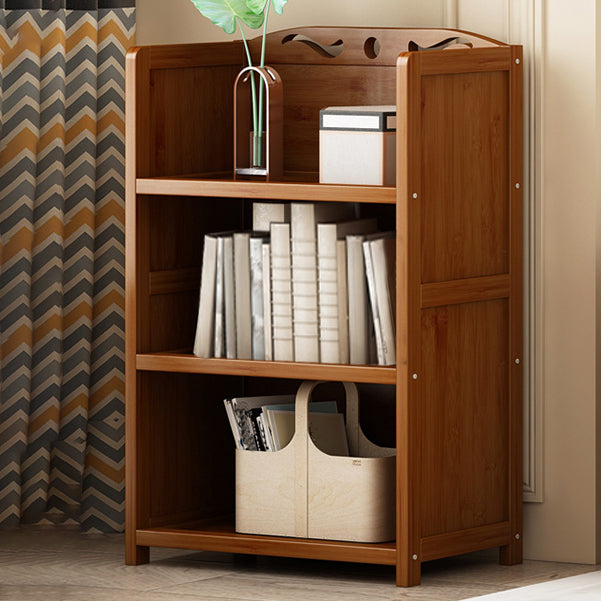 Brown Color Modern Style Bookshelf Engineer Wood Bookcase for Home
