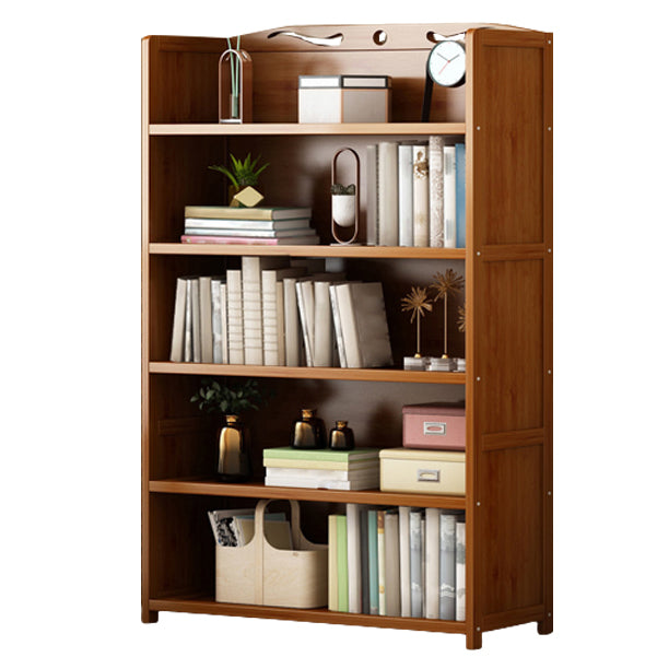 Brown Color Modern Style Bookshelf Engineer Wood Bookcase for Home