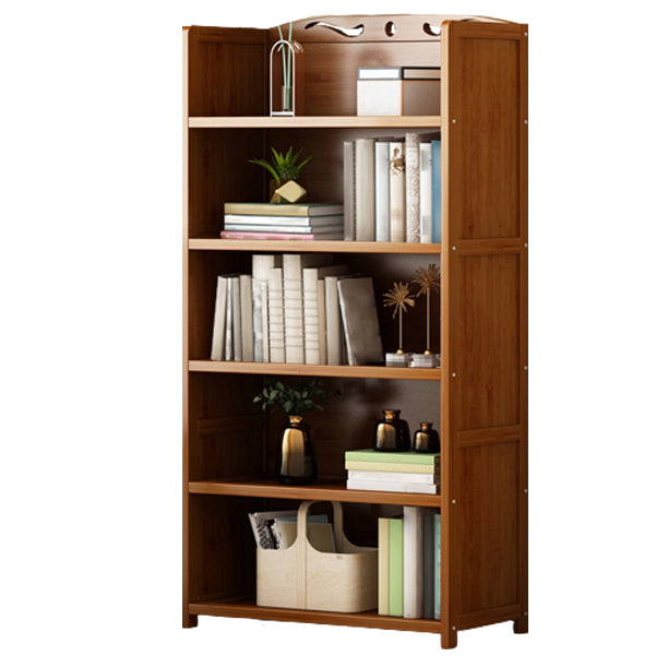 Brown Color Modern Style Bookshelf Engineer Wood Bookcase for Home