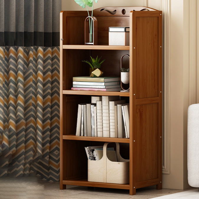 Brown Color Modern Style Bookshelf Engineer Wood Bookcase for Home