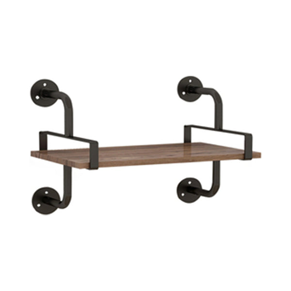 7.87"W Bookshelf Industrial Style Wall Mounted Bookcase for Home Study Room