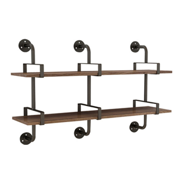 7.87"W Bookshelf Industrial Style Wall Mounted Bookcase for Home Study Room