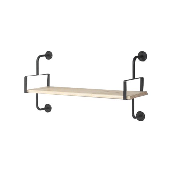 9.84"W Bookshelf Industrial Style Wall Mounted Bookcase for Home Study Room