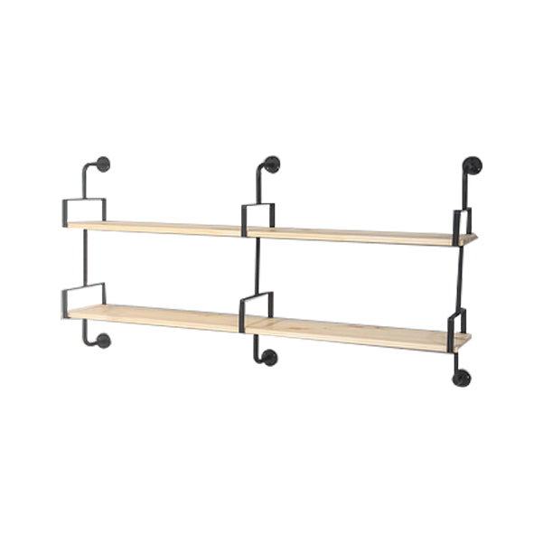 9.84"W Bookshelf Industrial Style Wall Mounted Bookcase for Home Study Room