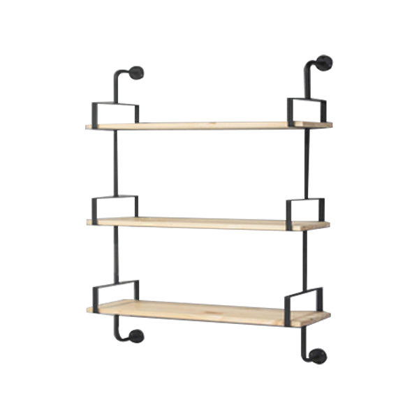 9.84"W Bookshelf Industrial Style Wall Mounted Bookcase for Home Study Room