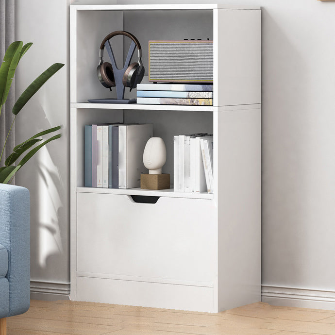 Modern Style Bookshelf Engineer Wood Bookcase for Study Room