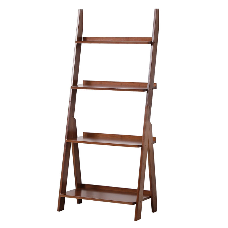 Modern Style Bookshelf Wood Open Back Bookcase for Home Office