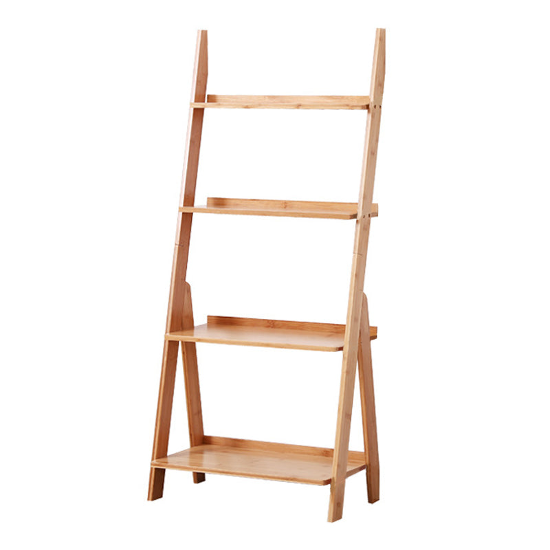 Modern Style Bookshelf Wood Open Back Bookcase for Home Office