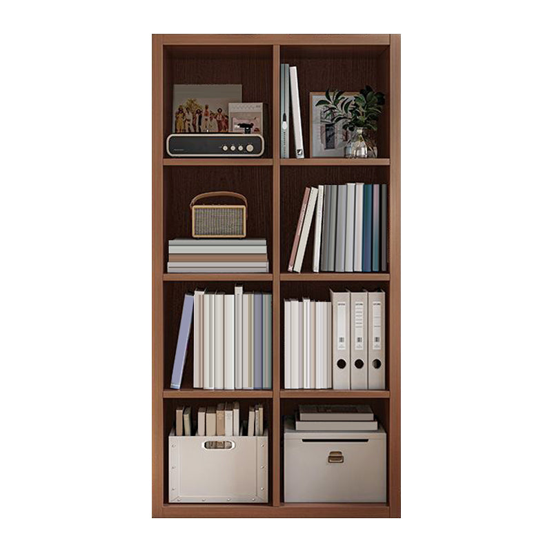 11.81"W Bookshelf Closed Back Scandinavian Style Bookcase for Home and Office
